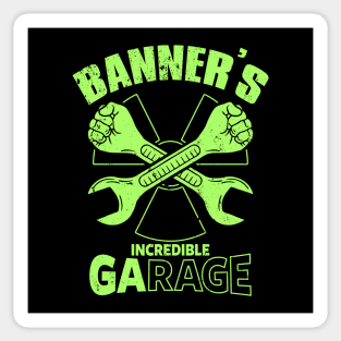 Vintage Superhero Retro Garage Sticker